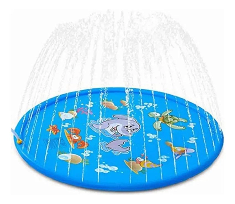 ALBERCA REDONDA INFLABLE PARA NIÑOS DE 100 CM - 1