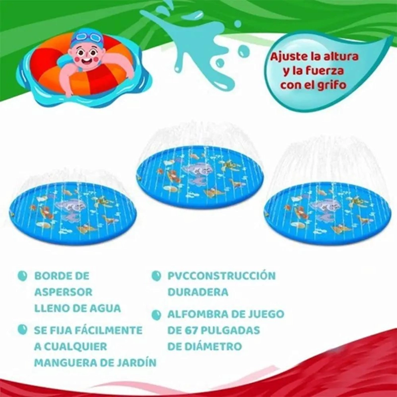 ALBERCA REDONDA INFLABLE PARA NIÑOS DE 100 CM - 2