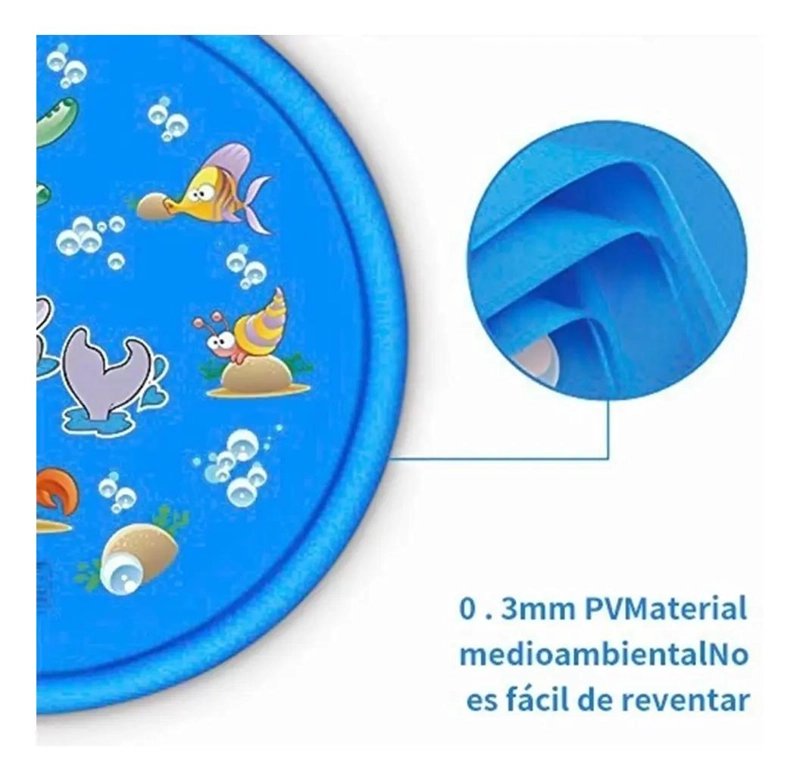 ALBERCA REDONDA INFLABLE PARA NIÑOS DE 100 CM - 4