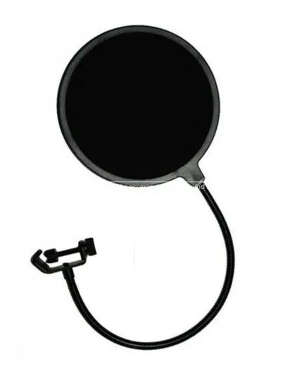 FILTRO ANTIPOP PARA MICROFONO PROFESIONAL EN COLOR NEGRO - 1
