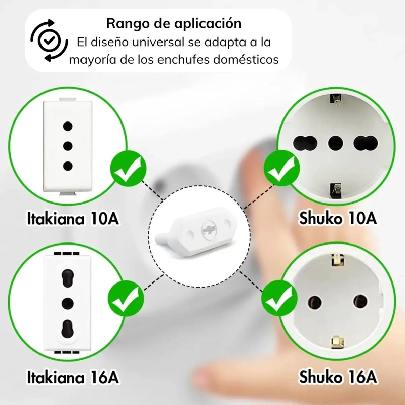 PROTECTOR DE ENCHUFE DE SEGURIDAD PARA BEBE S 20 UNIDADES - 3