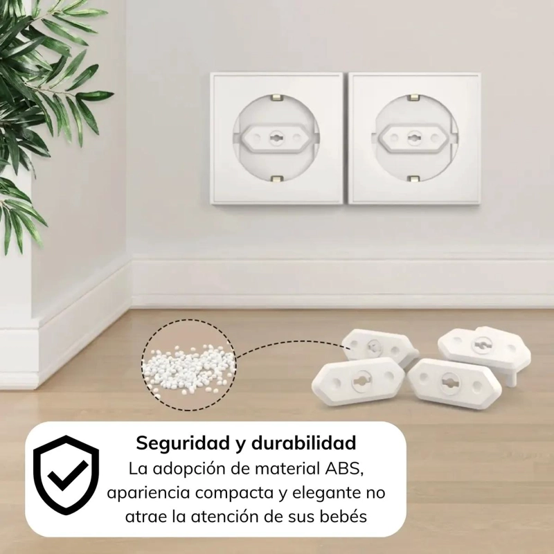 PROTECTOR DE ENCHUFE DE SEGURIDAD PARA BEBE S 20 UNIDADES - 4