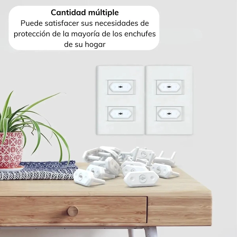 PROTECTOR DE ENCHUFE DE SEGURIDAD PARA BEBE S 20 UNIDADES - 9