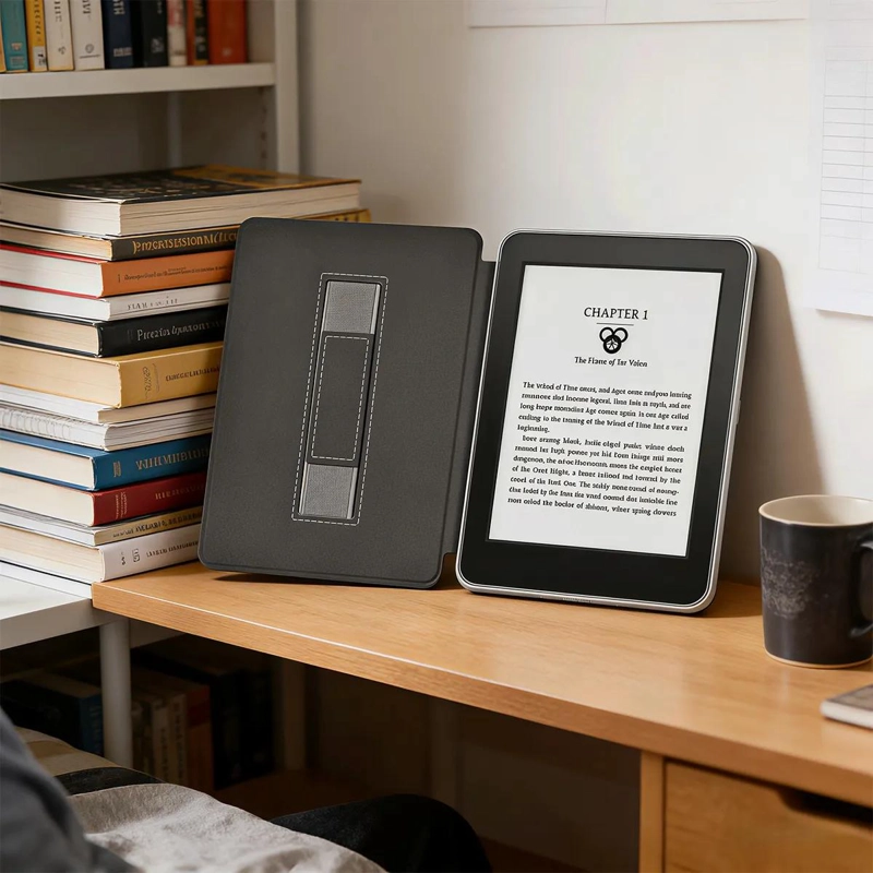 FUNDA MICROFIBRA Y MICA PARA KINDLE PAPERWHITE 2024 12VA GEN - 6