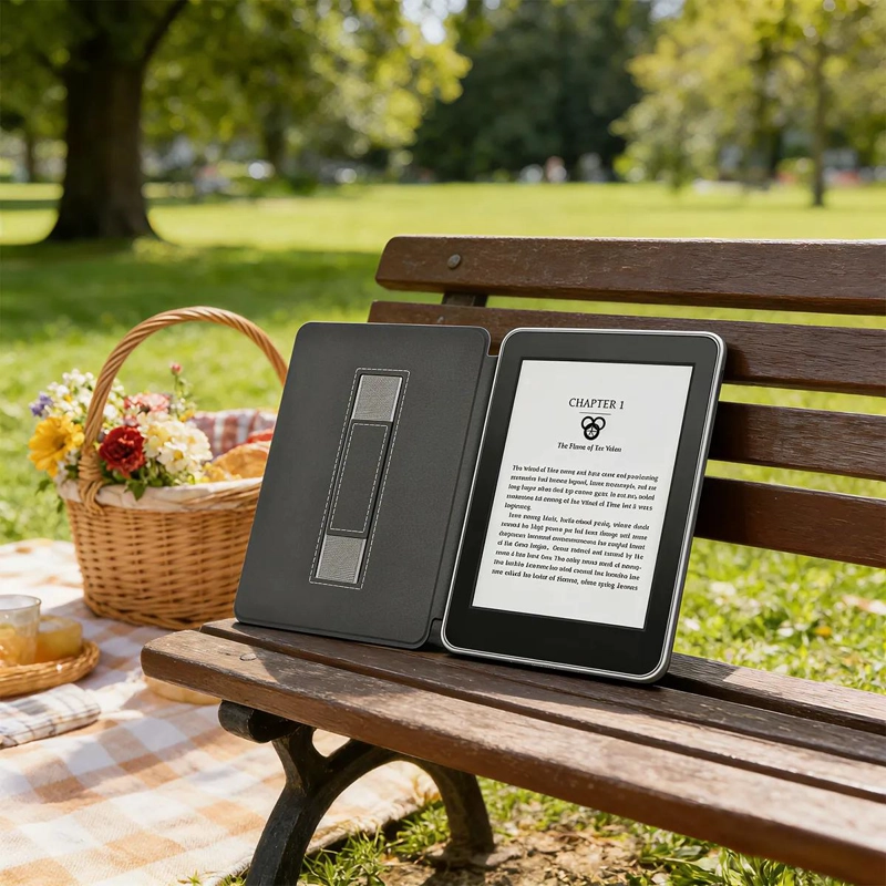 FUNDA MICROFIBRA Y MICA PARA KINDLE PAPERWHITE 2024 12VA GEN - 7