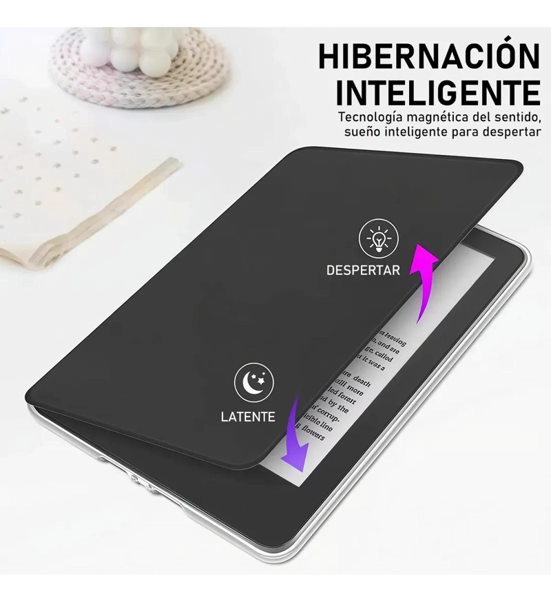 FUNDA MICROFIBRA Y MICA PARA KINDLE PAPERWHITE 2024 12VA GEN - 9