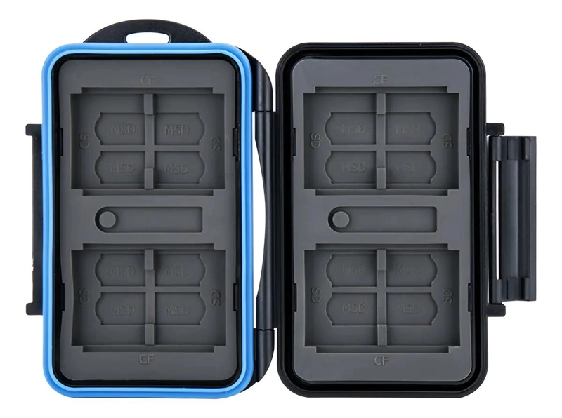 PORTA TARJETA DE MEMORIA MICRO SD Y CF CON DISEÑO ERGONOMICO - 1
