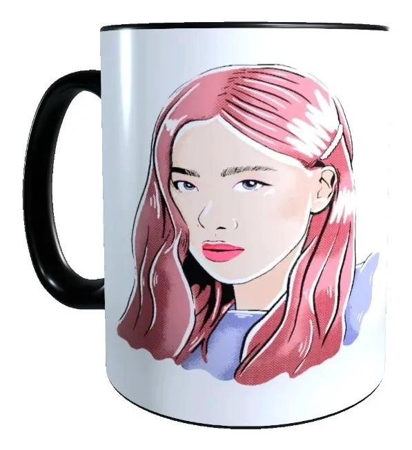 TAZA MAGICA CAMBIA COLOR DISEÑO POP ROSA 320 CC - 2