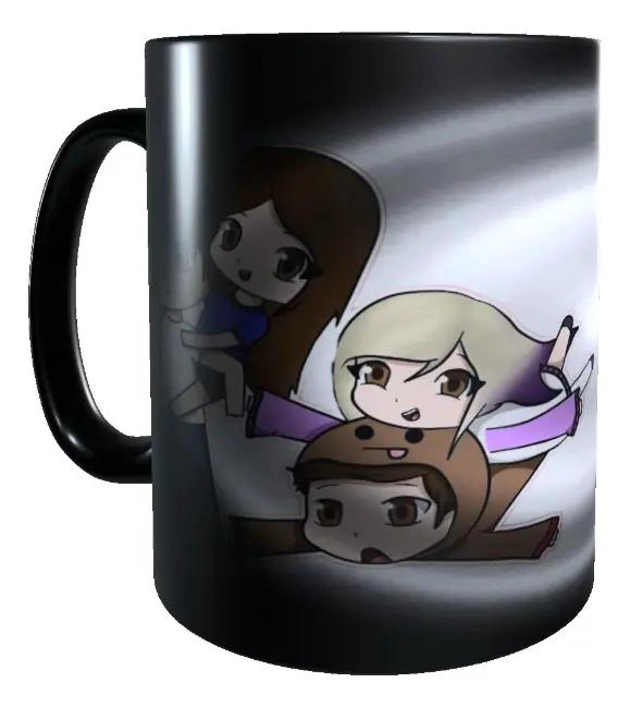 TAZA MAGICA CAMBIA COLOR PARA FANATICOS DE SERIES Y JUEGOS - 1