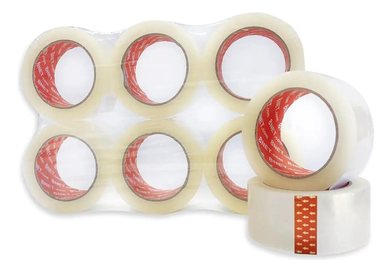 SET DE 6 CINTAS DE EMBALAJE 100M X 4.8CM PARA MUDANZAS - 2