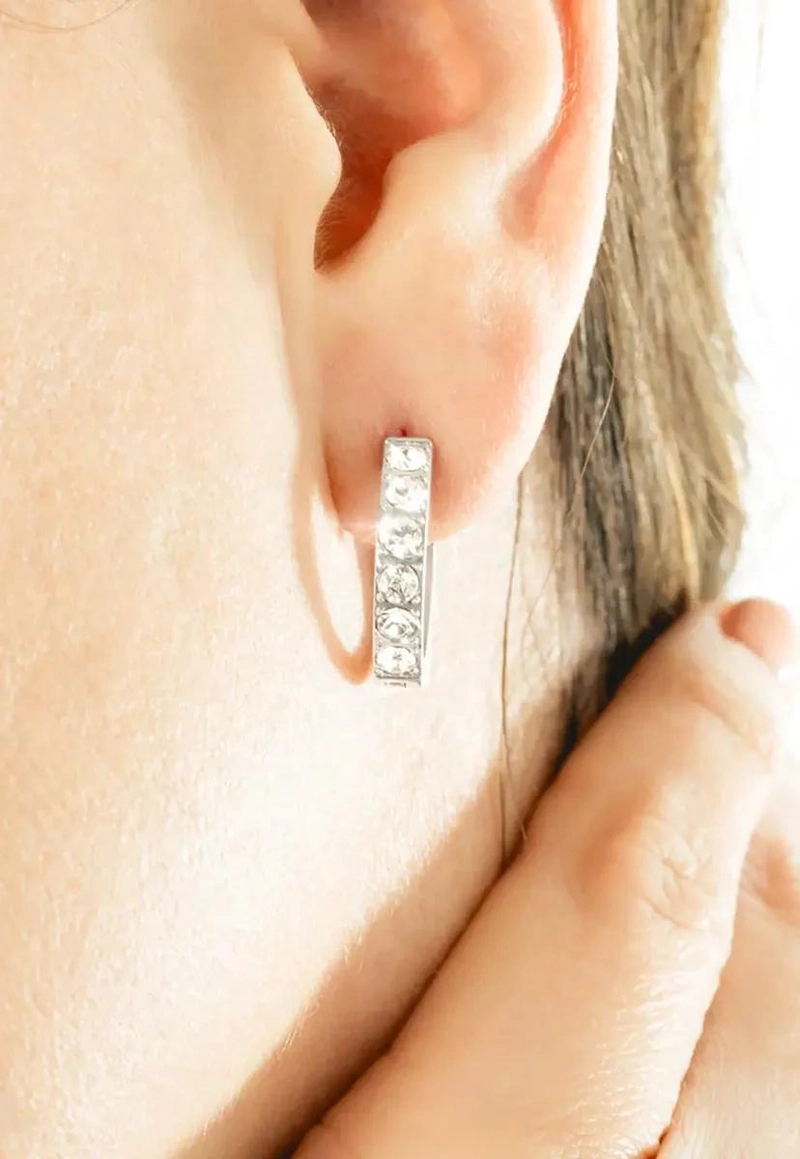AROS DE ACERO INOXIDABLE 316L PARA MUJER ESTILO URBANO - 2