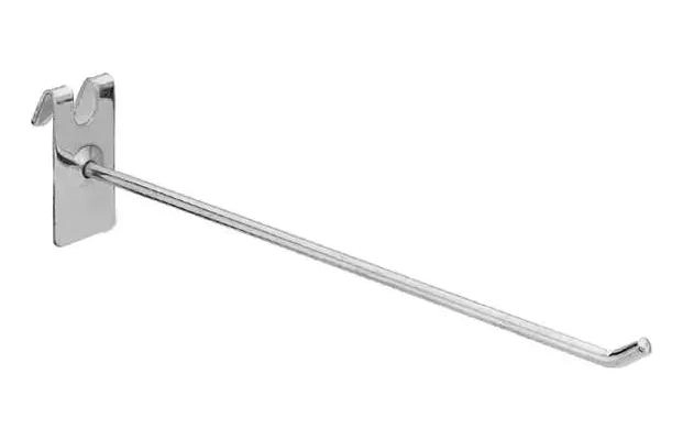 PACK DE 10 GANCHOS DE METAL CROMADO PARA MALLA DE 40 CM - 1