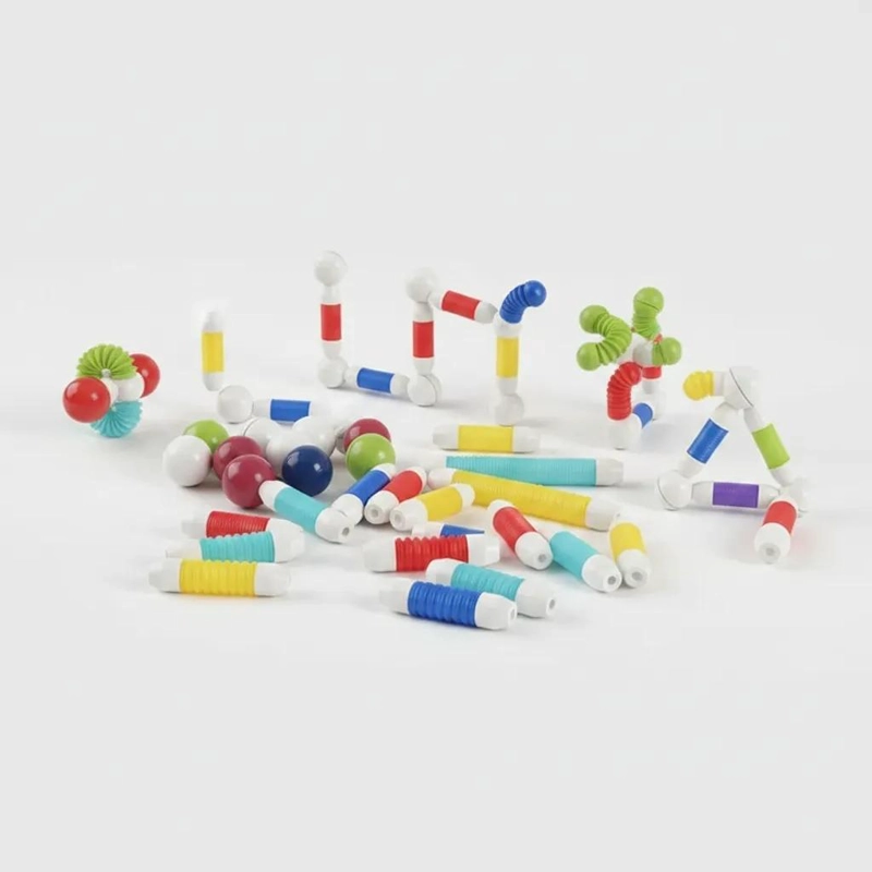 SET DE BLOQUES MAGNE TICOS FLEXIBLES PARA CONSTRUCCION 26 PIEZAS - 2