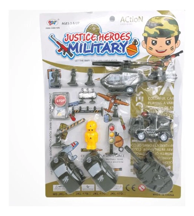 SET DE JUEGO SIMBOLICO MILITAR CON ACCESORIOS DIVERSOS - 1