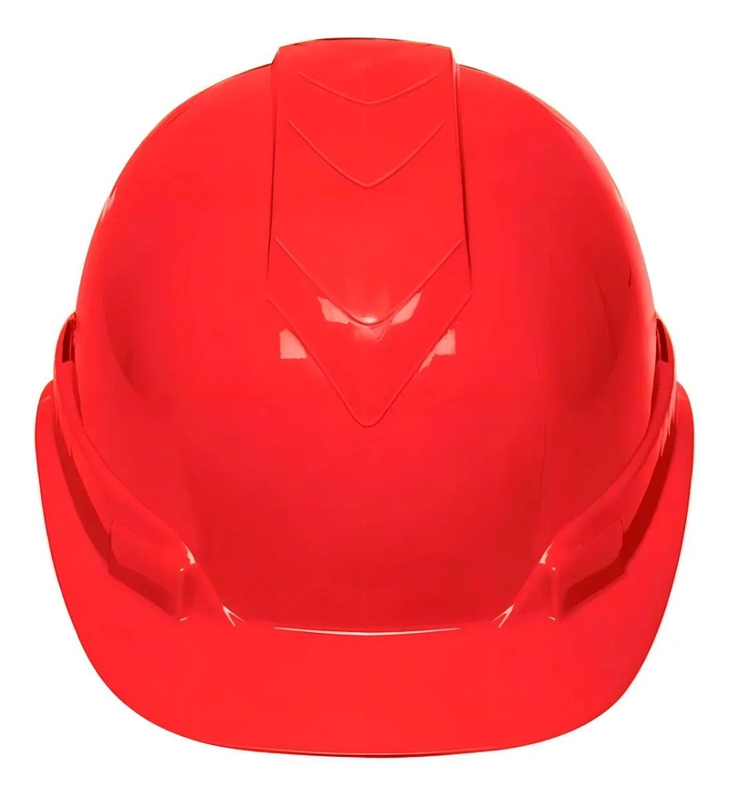 CASCO DE SEGURIDAD ROJO PARA CONSTRUCCION CON VENTILACION - 1