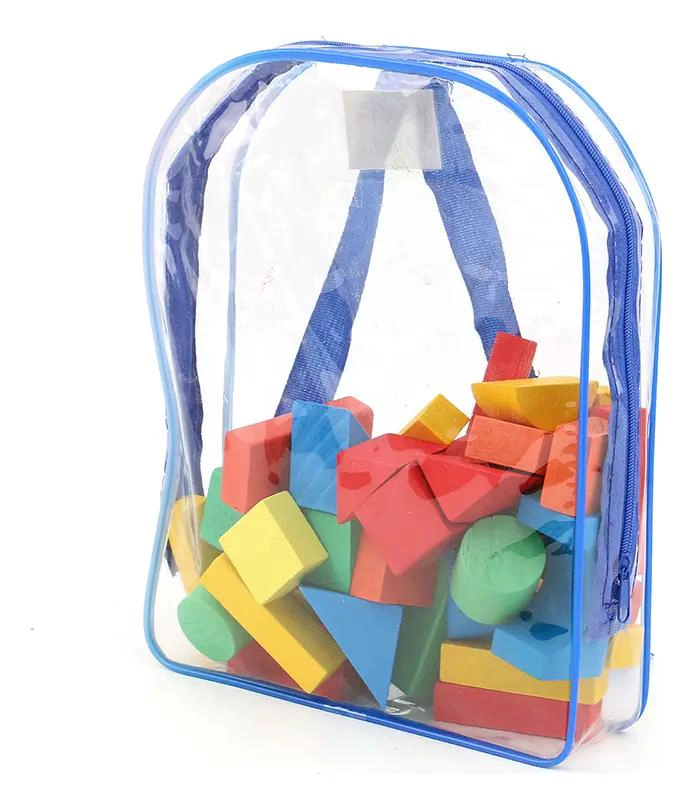 MOCHILA EDUCATIVA CON BLOQUES DE MADERA PARA APRENDIZAJE - 2