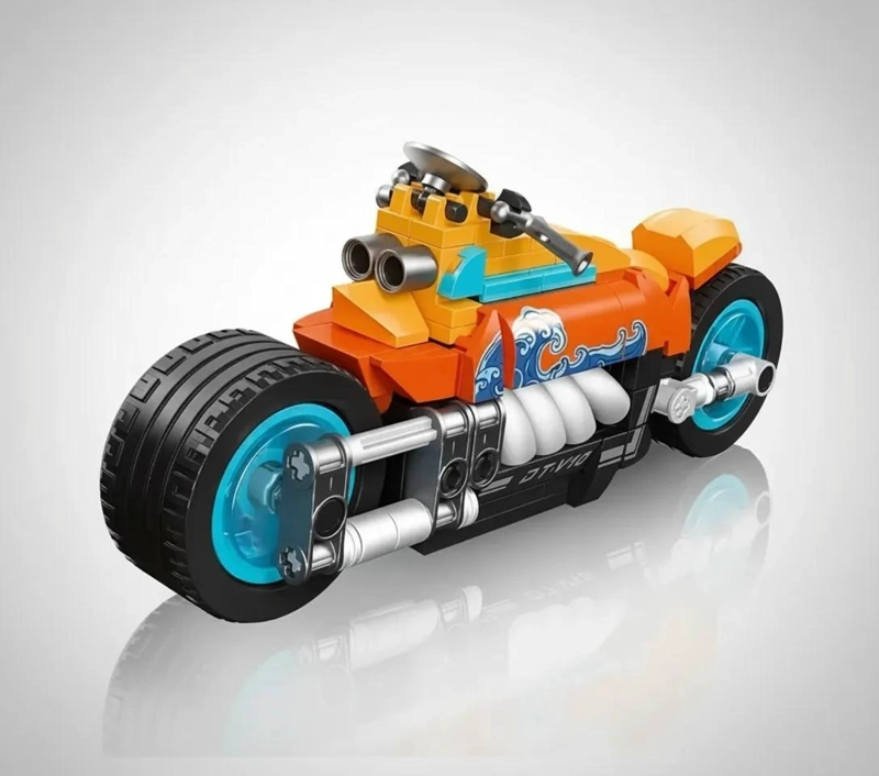 MOTO DE BLOQUES DE CONSTRUCCION 245 PIEZAS PARA NIÑOS - 4