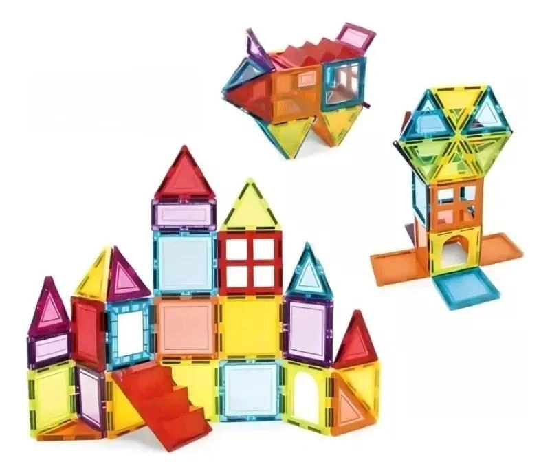 JUEGO DE BLOQUES MAGNE TICOS 26 PIEZAS PARA NIÑOS - 1