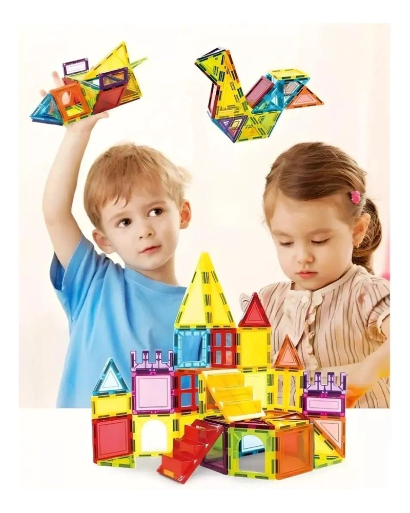 JUEGO DE BLOQUES MAGNE TICOS 26 PIEZAS PARA NIÑOS - 4