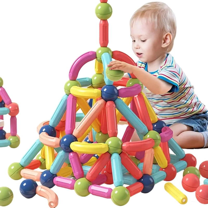 BLOQUES MAGNE TICOS DE CONSTRUCCION PARA NIÑOS, 36 PIEZAS - 1