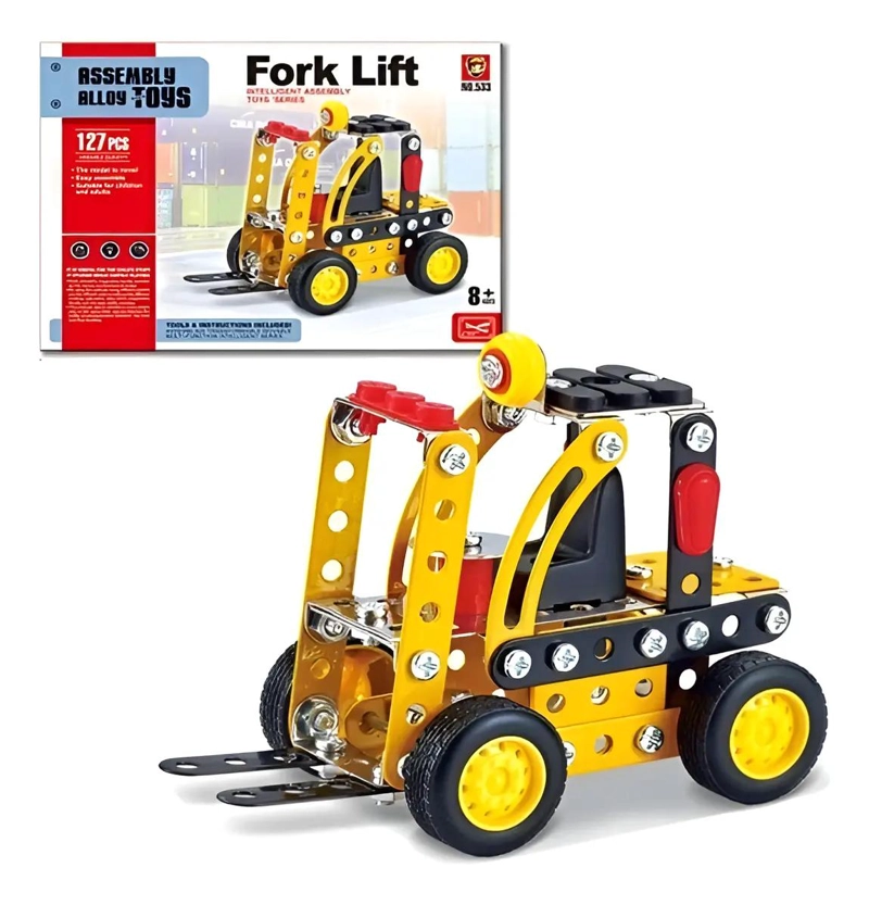 KIT DE CONSTRUCCION APILADOR 127 PIEZAS PARA NIÑOS - 1
