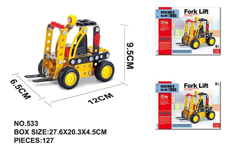 KIT DE CONSTRUCCION APILADOR 127 PIEZAS PARA NIÑOS - 3