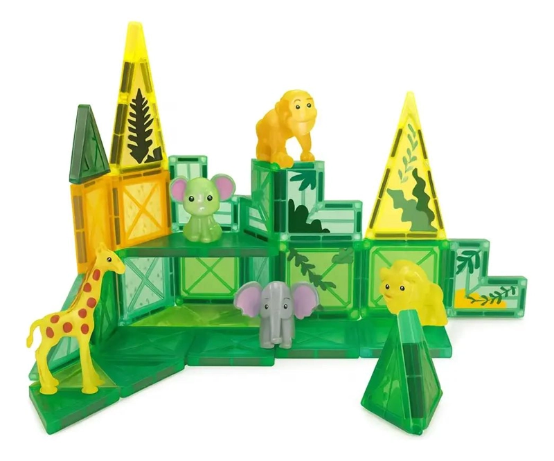 JUEGOS DE BLOQUES MAGNE TICOS DE ANIMALES 23 PIEZAS MULTICOLOR - 5