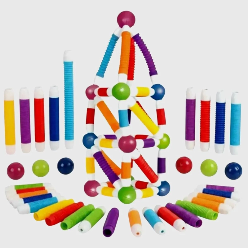 BLOQUES MAGNE TICOS RETRACTILES PARA CONSTRUCCION CREATIVA INFANTIL - 2