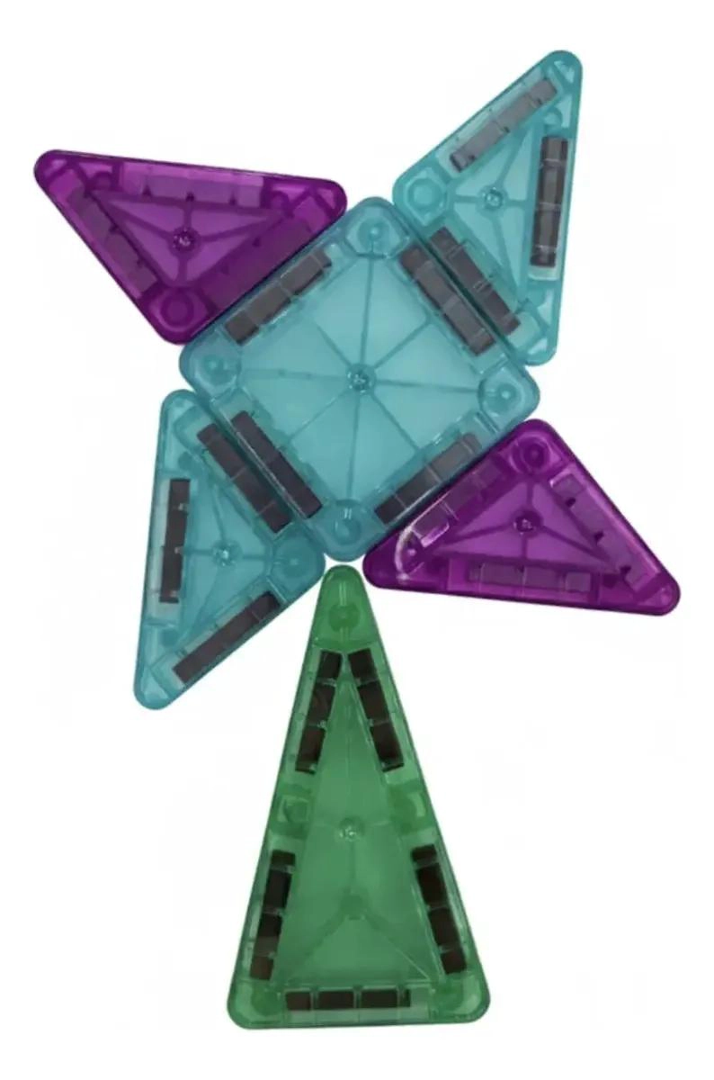 BLOQUES MAGNE TICOS MINI 24 PIEZAS JUEGO EDUCATIVO PARA NIÑOS - 1