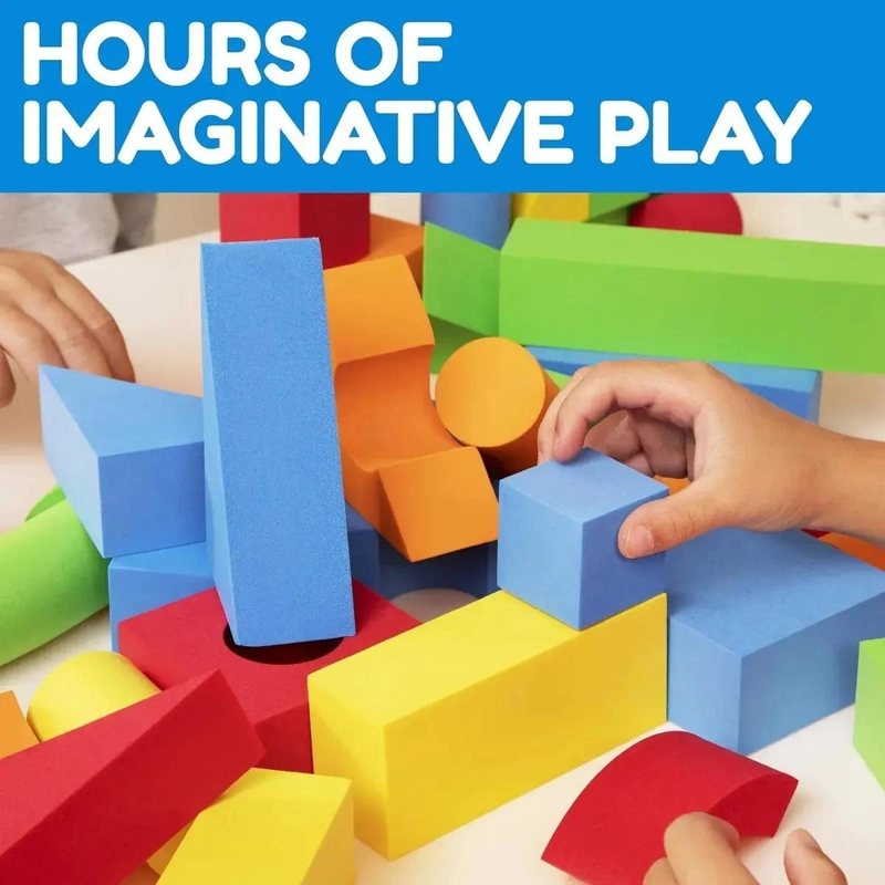 BLOQUES DE ESPUMA DE CONSTRUCCION PARA NIÑOS 46 PIEZAS - 4