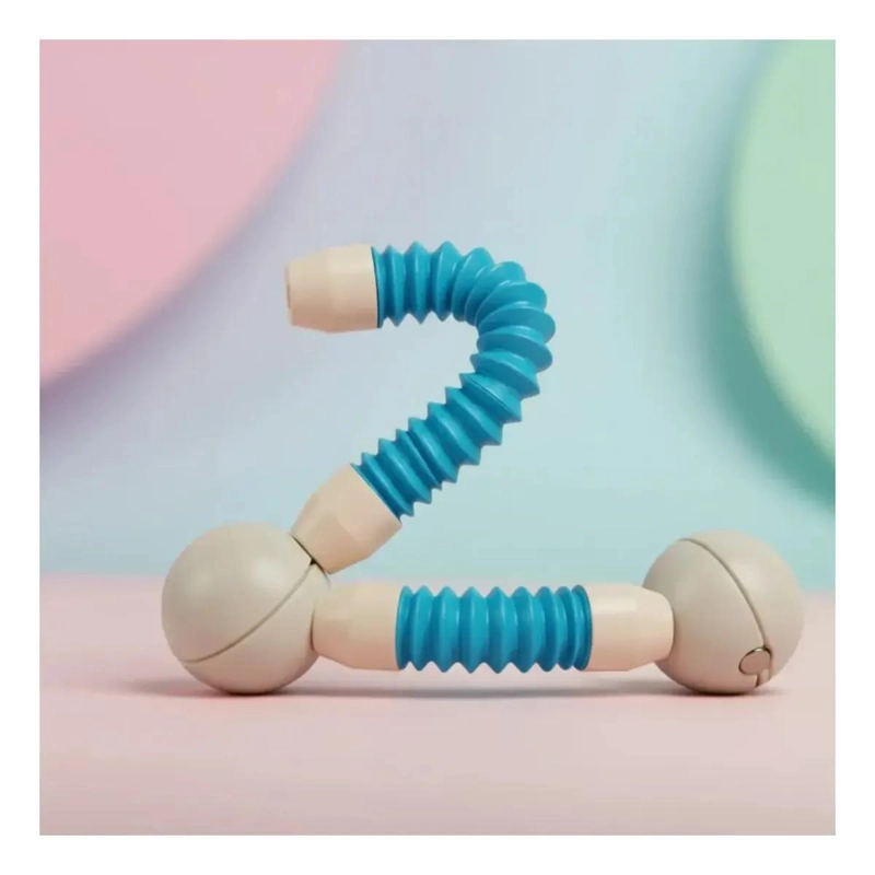 BLOQUES MAGNE TICOS FLEXIBLES DE TUBO PARA NIÑOS 25 PIEZAS - 4