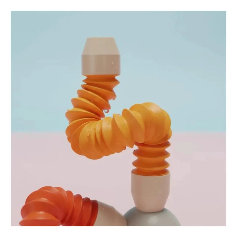 BLOQUES MAGNE TICOS FLEXIBLES DE TUBO PARA NIÑOS 25 PIEZAS - 5