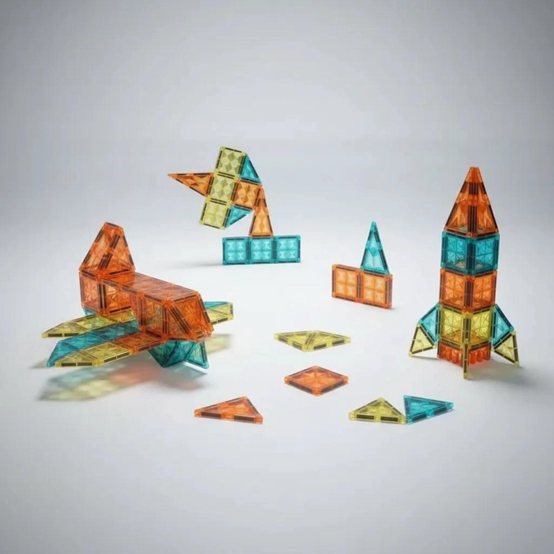 BLOQUES MAGNE TICOS PARA CONSTRUCCION CREATIVA 28 PIEZAS - 3
