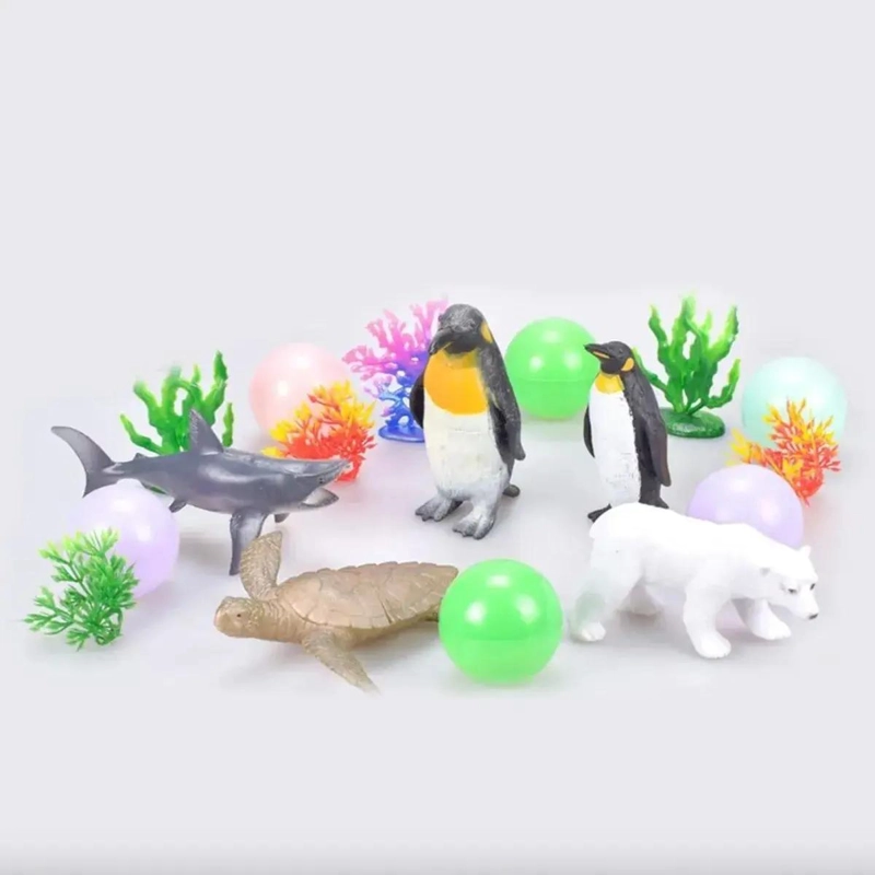 BALDE DE ANIMALES MARINOS JUGUETE EDUCATIVO PARA NIÑOS - 1