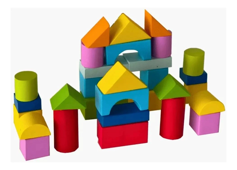 BLOQUES DE CONSTRUCCION DIDACTICOS DE MADERA PARA NIÑOS - 2
