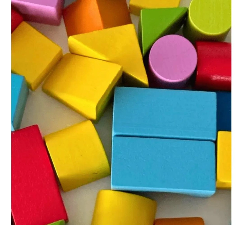 BLOQUES DE CONSTRUCCION DIDACTICOS DE MADERA PARA NIÑOS - 4