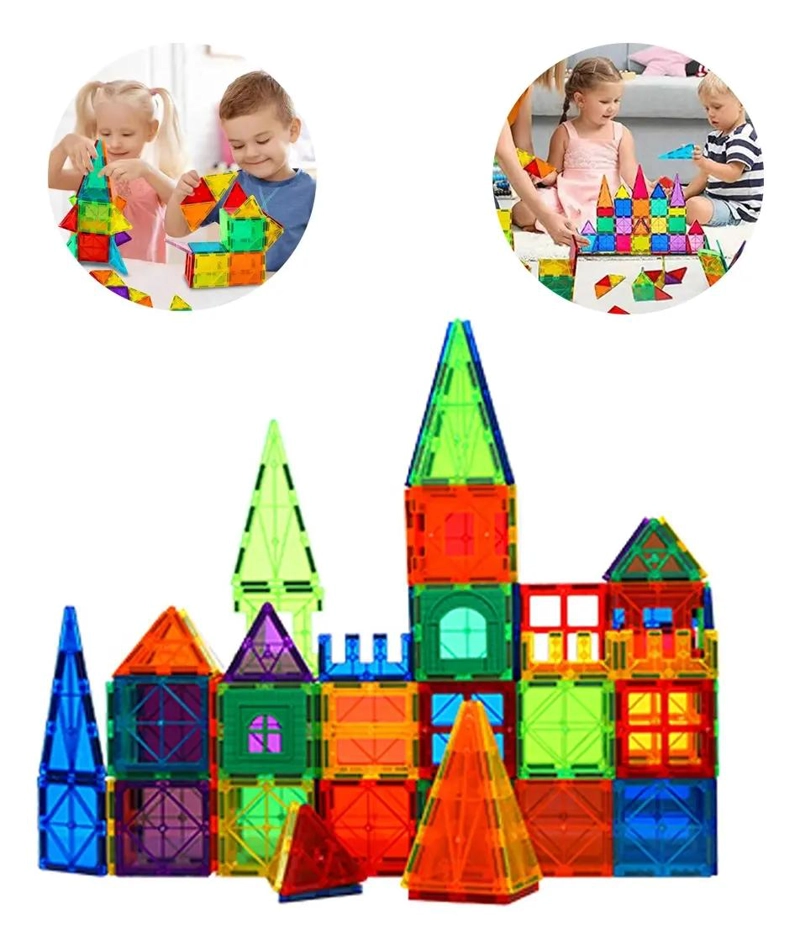 JUGUETE MAGNE TICO DE CONSTRUCCION 32 PIEZAS PARA NIÑOS - 2