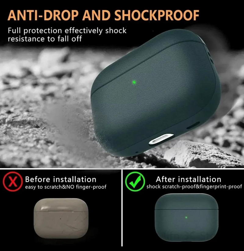 FUNDA PROTECTORA PARA AIRPODS PRO4 EN DIVERSOS COLORES - 3