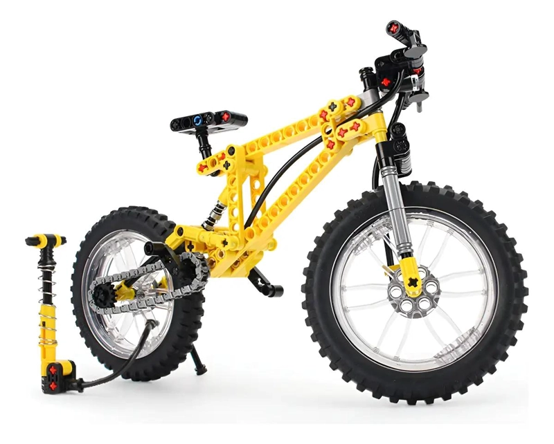 SET DE BLOQUES ARMABLES 3D BICICLETA CON 209 PIEZAS - 1