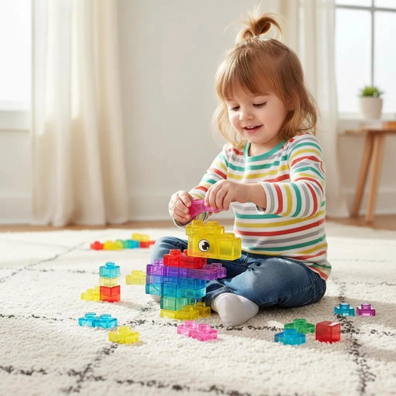BLOQUES DE CONSTRUCCION ARMABLES PARA NIÑOS 20 PIEZAS - 4