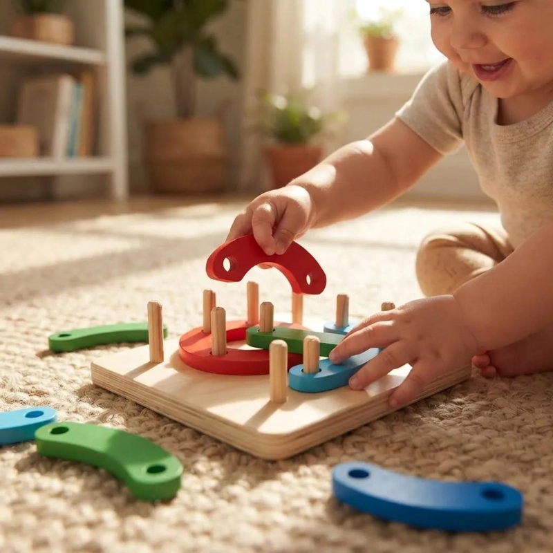 JUEGO DIDACTICO DE MADERA PARA NIÑOS DE 5 A 7 AÑOS - 2