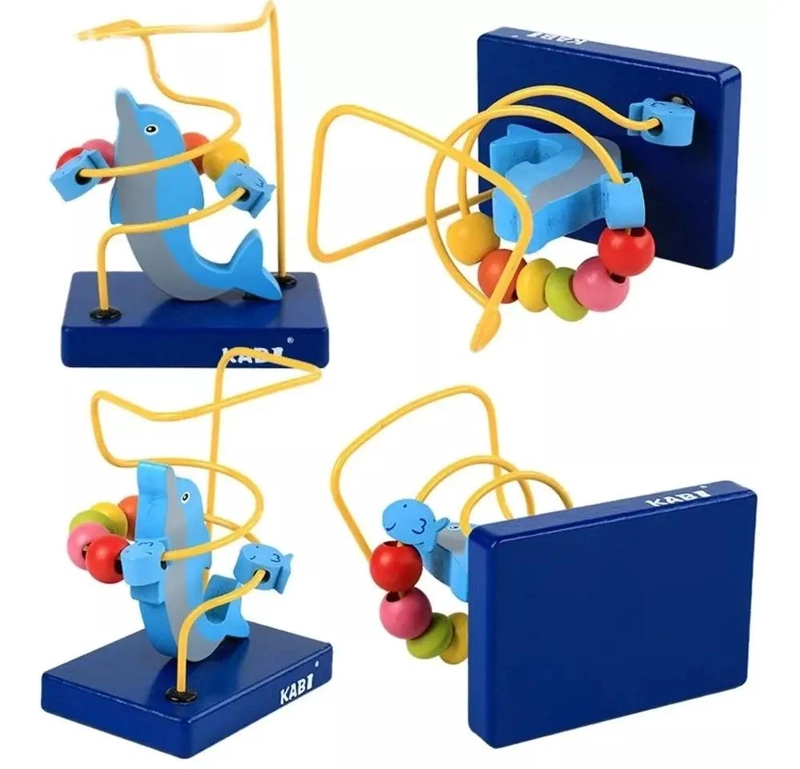 JUGUETES DE MADERA DIDACTICOS PARA BEBE S Y NIÑOS - 1