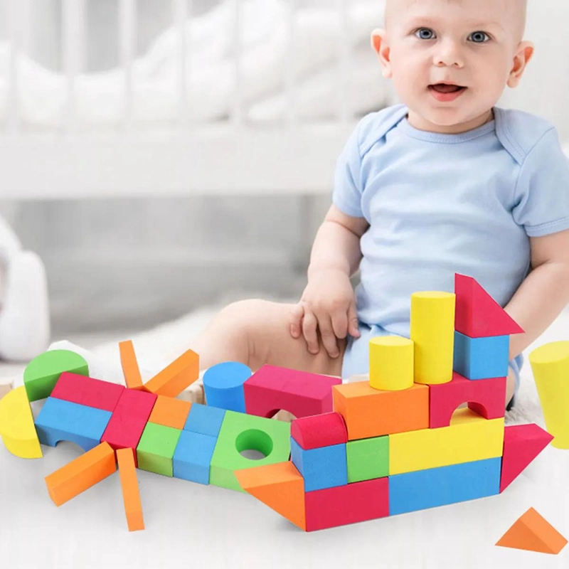 JUEGO DE 46 BLOQUES DE ESPUMA PARA CONSTRUCCION INFANTIL - 6