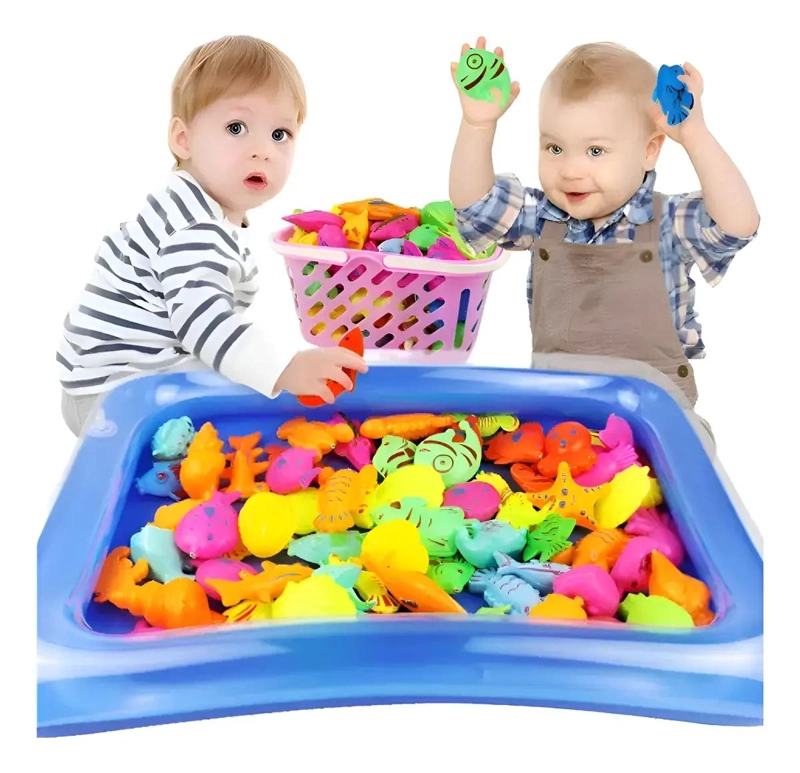JUEGO DE PESCA MAGNE TICO PARA DIVERSION EN LA PISCINA - 1