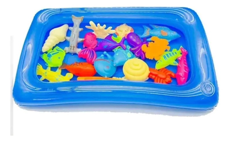 JUEGO DE PESCA MAGNE TICO PARA DIVERSION EN LA PISCINA - 3