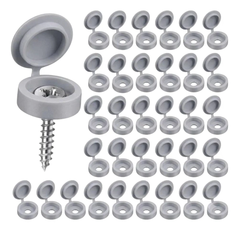 EMBELLECEDOR DECORATIVO PARA TORNILLOS Y CLAVOS EN COLOR GRIS - 2