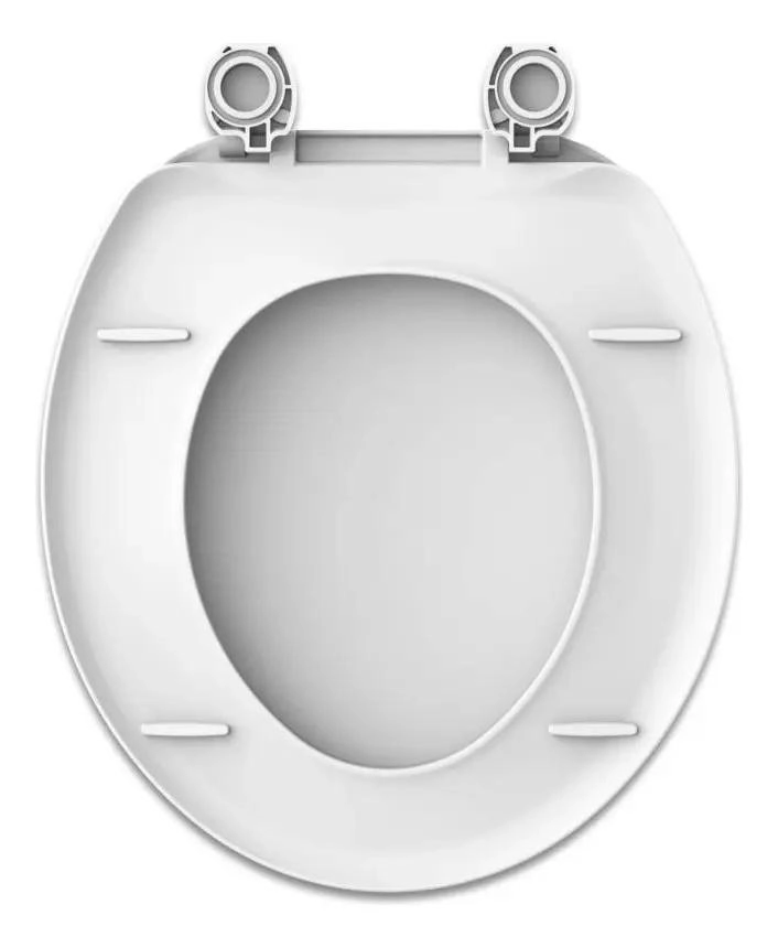 ASIENTO DE INODORO REDONDO DE PLASTICO PARA BAÑO - 3