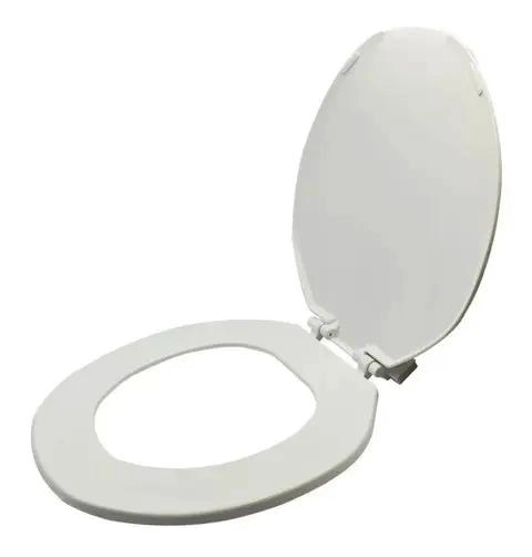ASIENTO TAPA WC VIENA COLOR BLANCO DE PLASTICO RESISTENTE - 1