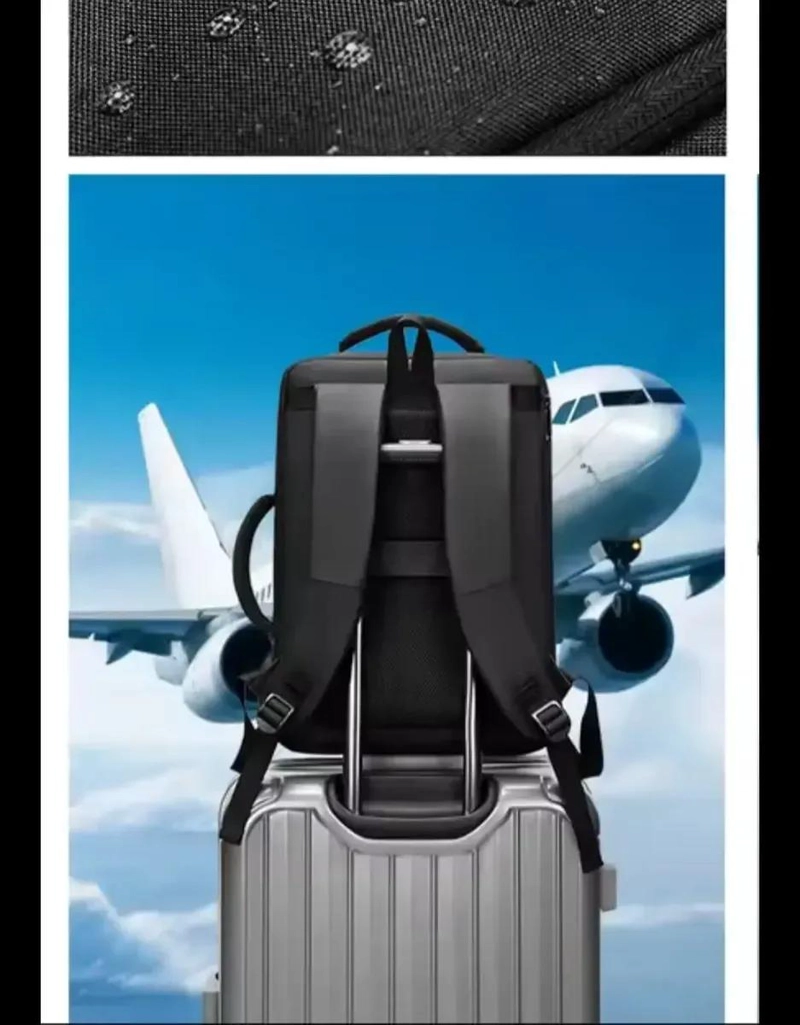 MOCHILA MULTIFUNCIONAL IMPERMEABLE CON CARGA USB - 5