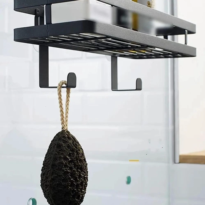 ORGANIZADOR COLGANTE PARA DUCHA CON GANCHOS Y CANASTOS - 2